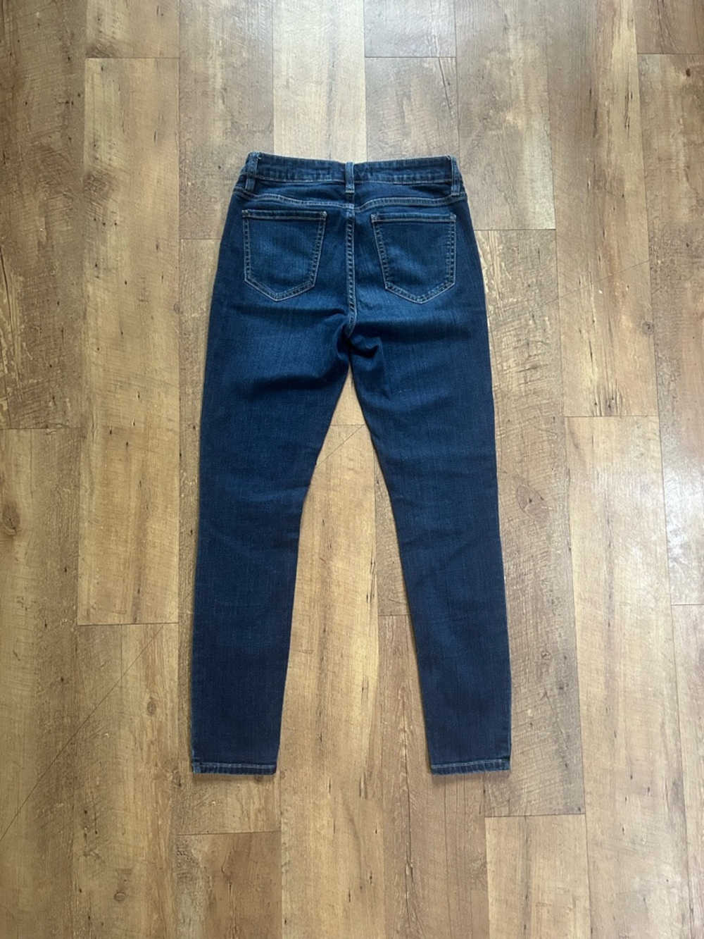 Eunina “Jude” Ankle Skinny Jeans Size 5 Mid Rise Dark Wash Stretch Denim - Picture 2 of 14